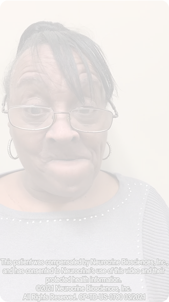Tardive Dyskinesia- 65-year-old woman with tardive dyskinesia showing oro-buccal-lingual stereotypy and tardive respirations