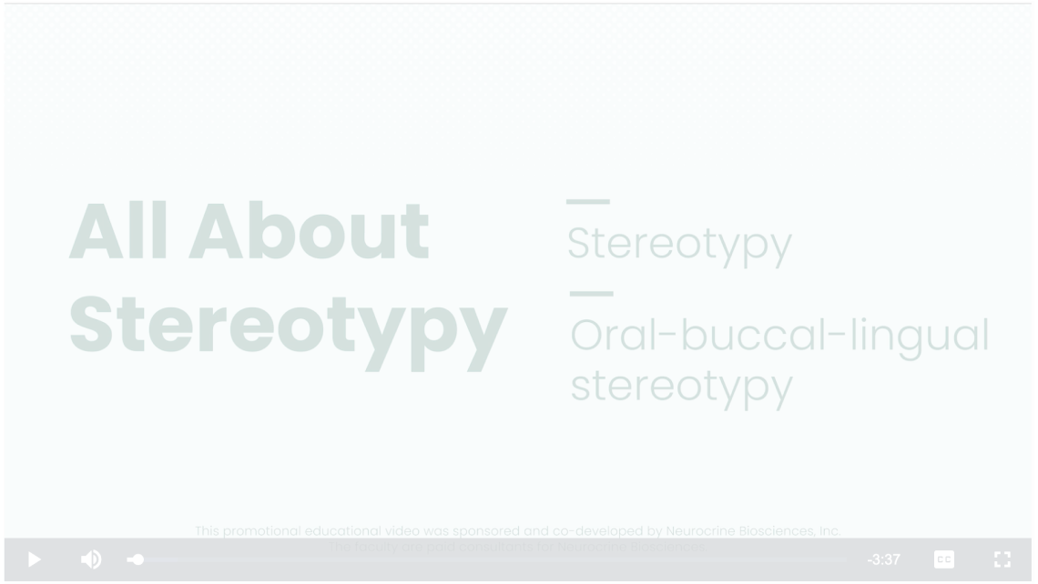 All About Stereotypy Video