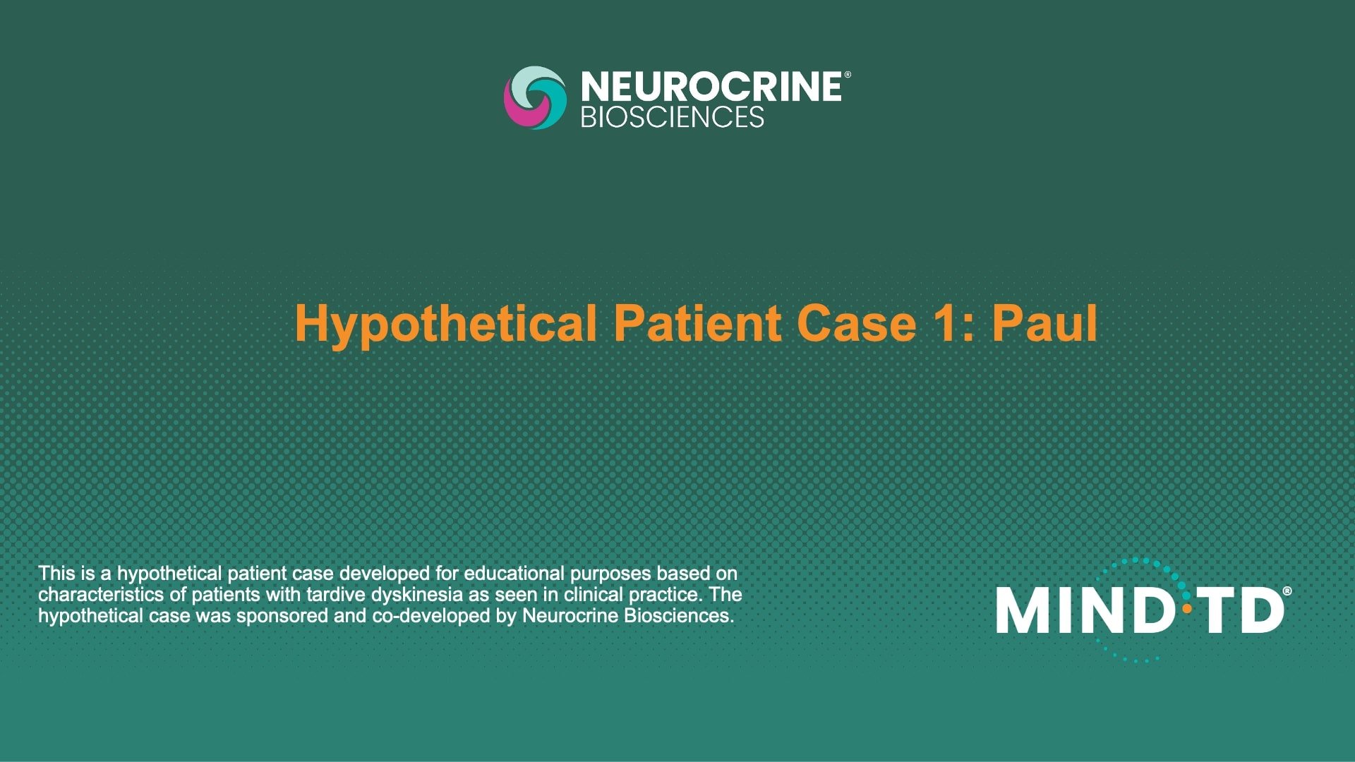Tardive Dyskinesia Differential Diagnosis Slide Library for Clinicians in Training, Slide 3