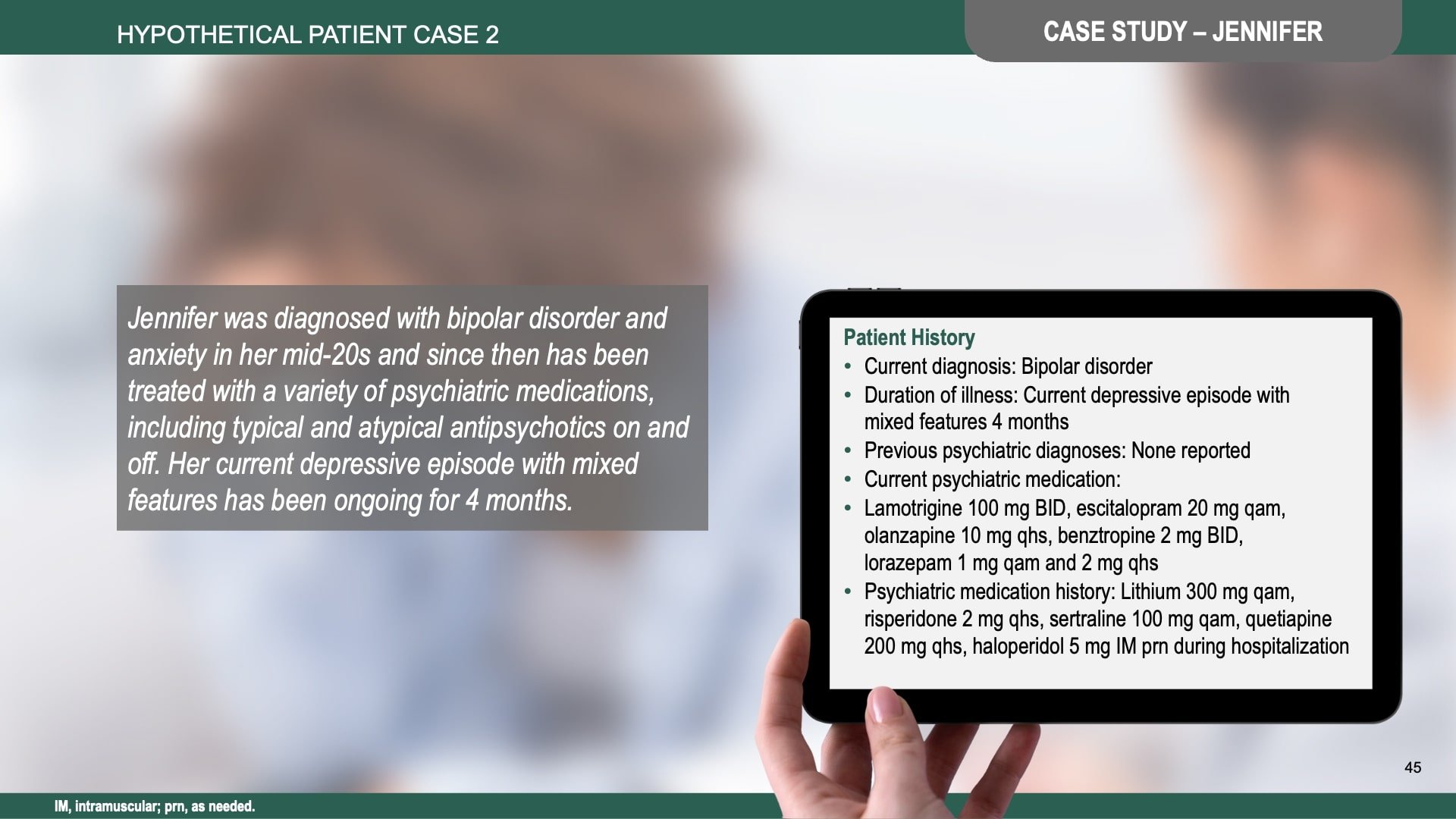 Tardive Dyskinesia Differential Diagnosis Slide Library for Clinicians in Training, Slide 45