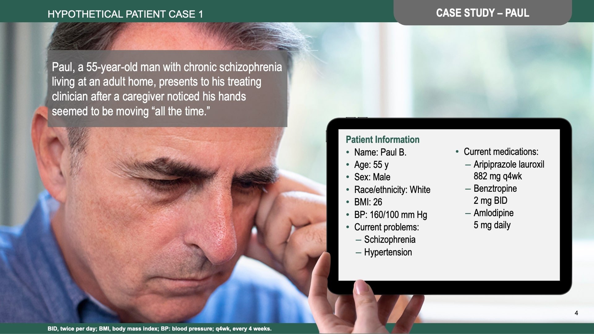 Tardive Dyskinesia Differential Diagnosis Slide Library for Clinicians in Training, Slide 4