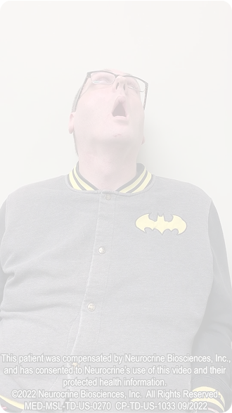Multiple Movement Disorders- Young Man With Severe Tardive Dyskinesia Showing Oculogyric Dystonic Movements